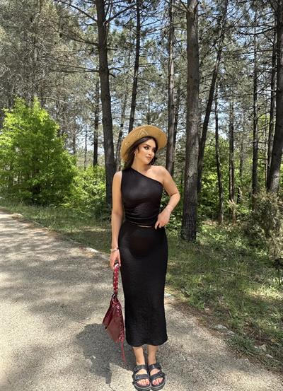 Gofre Etek Crop Takım