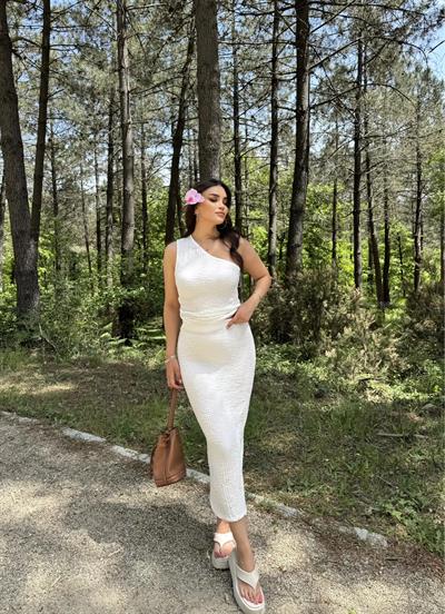 Gofre Etek Crop Takım