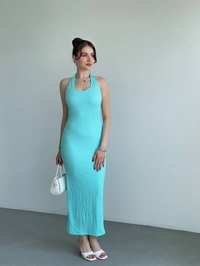 Halter Gofre Premium Elbise