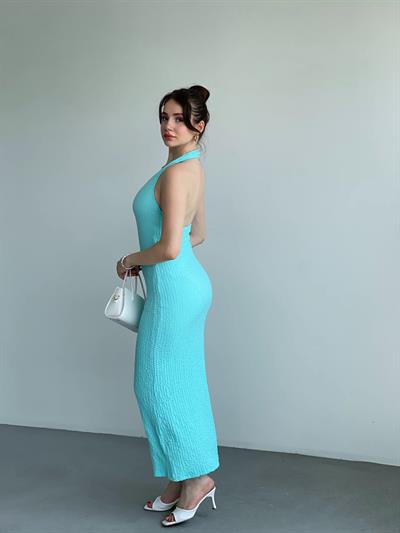 Halter Gofre Premium Elbise