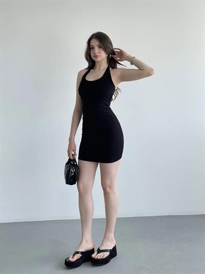 Halter Premium Mini Elbise