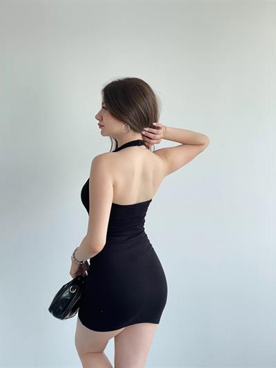 Halter Premium Mini Elbise