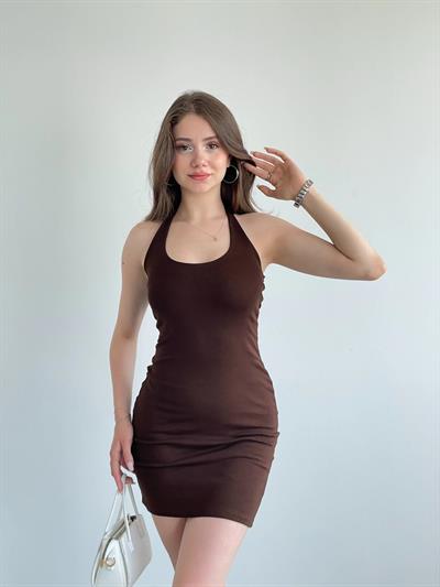 Halter Premium Mini Elbise