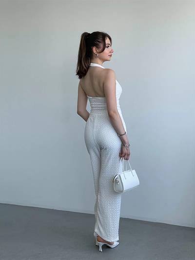 Halter Yaka Pantolon Takım