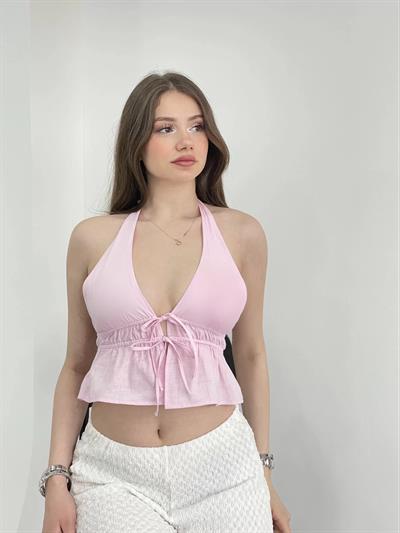 Keten Bağlamalı Crop