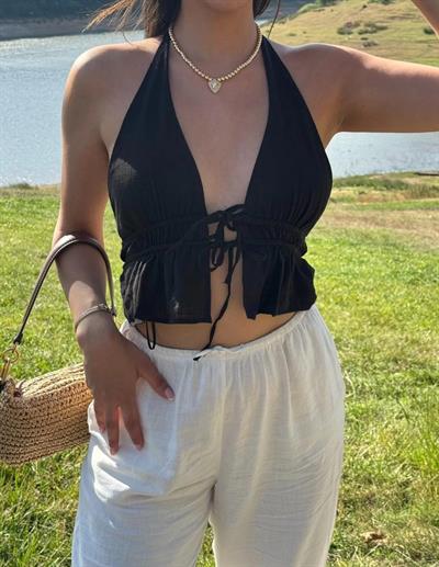 Keten Bağlamalı Crop