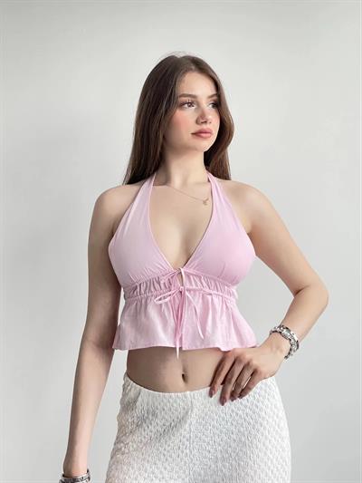 Keten Bağlamalı Crop