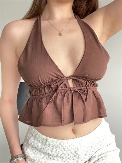 Keten Bağlamalı Crop