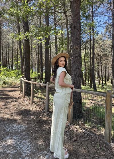 Keten Gwen Pantolon Takım