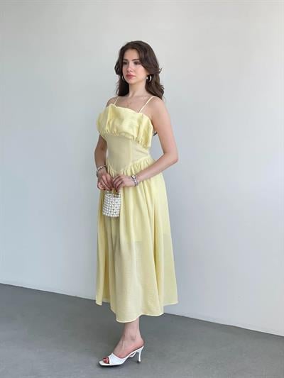 Keten Korseli Elbise