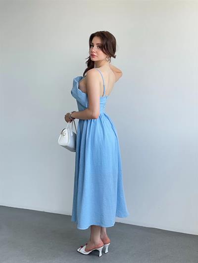 Keten Korseli Elbise