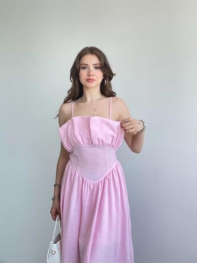 Keten Korseli Elbise