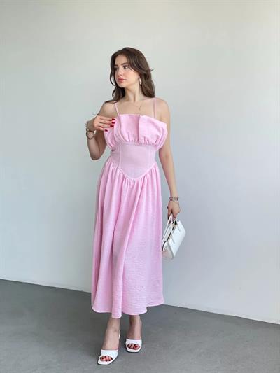 Keten Korseli Elbise