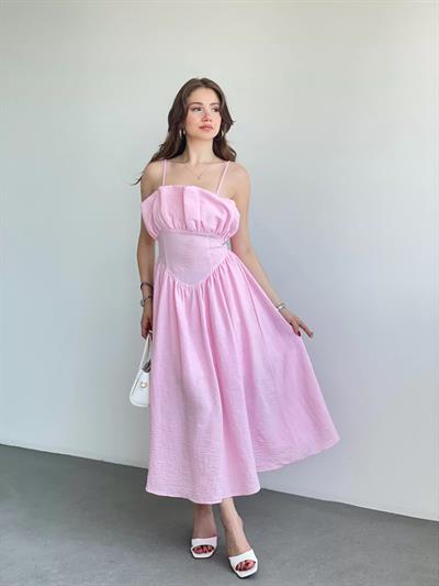 Keten Korseli Elbise