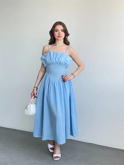 Keten Korseli Elbise