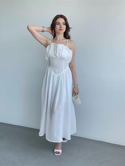 Keten Korseli Elbise