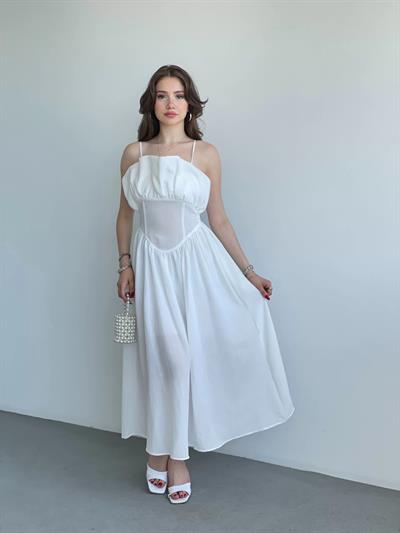 Keten Korseli Elbise