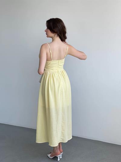 Keten Korseli Elbise