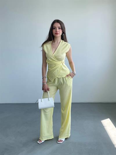 Kruvaze Tokalı Bürümcük Takım