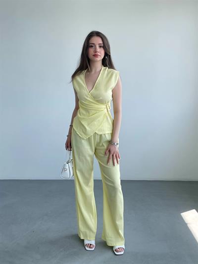 Kruvaze Tokalı Bürümcük Takım