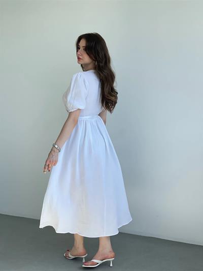 Müslin Kruvaze Elbise