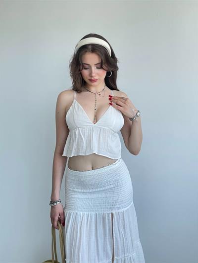 Müslin Yırtmaçlı Takım