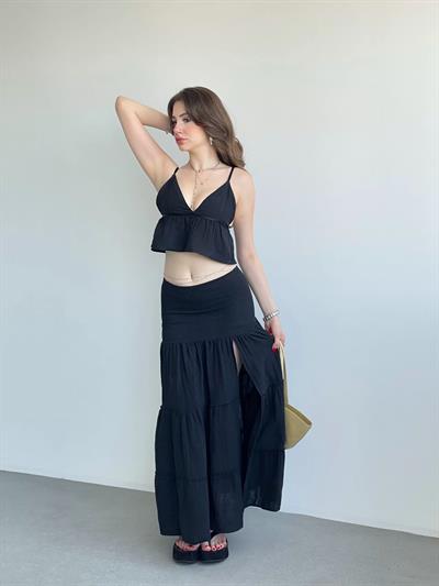 Müslin Yırtmaçlı Takım