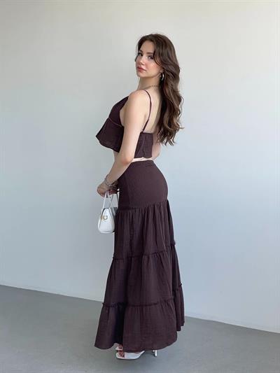 Müslin Yırtmaçlı Takım