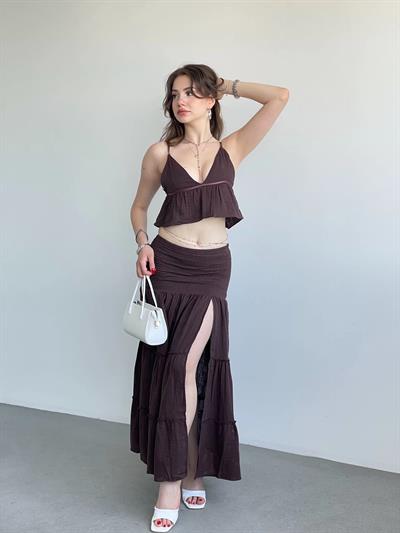 Müslin Yırtmaçlı Takım