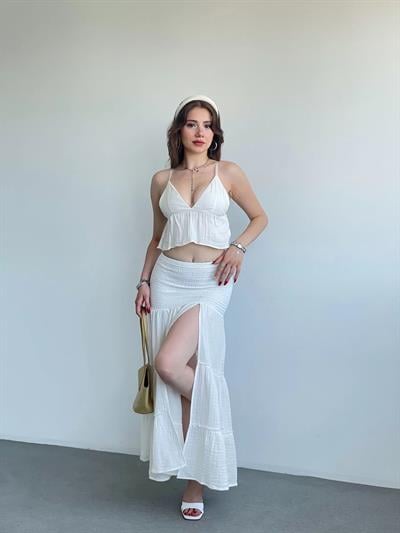 Müslin Yırtmaçlı Takım