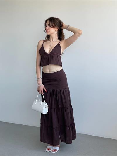 Müslin Yırtmaçlı Takım