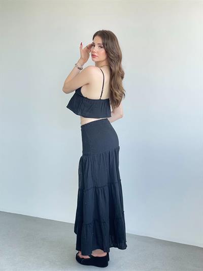 Müslin Yırtmaçlı Takım