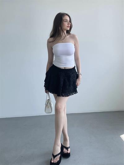 Mykonos Dantelli Kat Etek