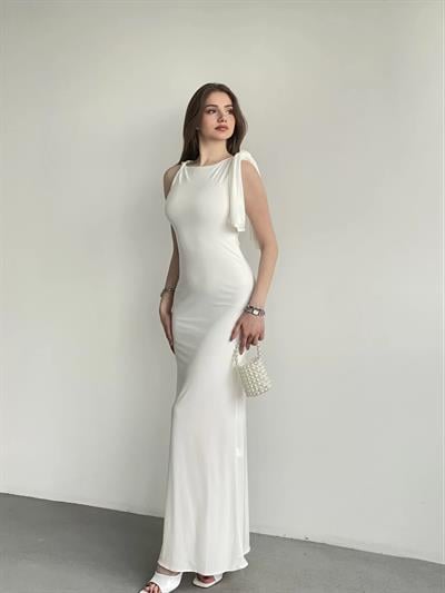 Omuz Fiyonk Premium Elbise