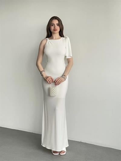 Omuz Fiyonk Premium Elbise