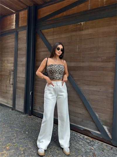 Palazzo Üç İplik Şardonlu Eşofman