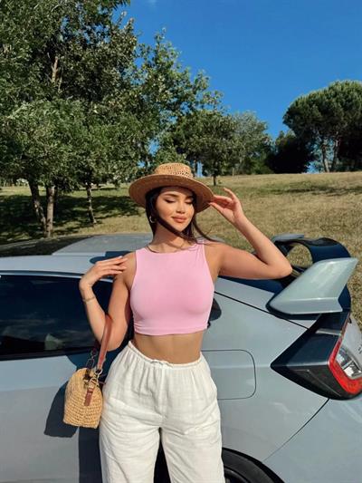 Poliamid Basic Askılı Crop