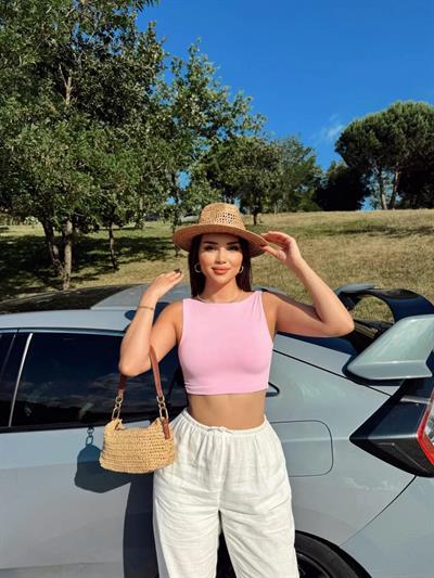 Poliamid Basic Askılı Crop