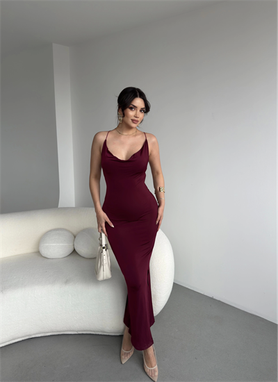 Sırt Çapraz Sandy Elbise