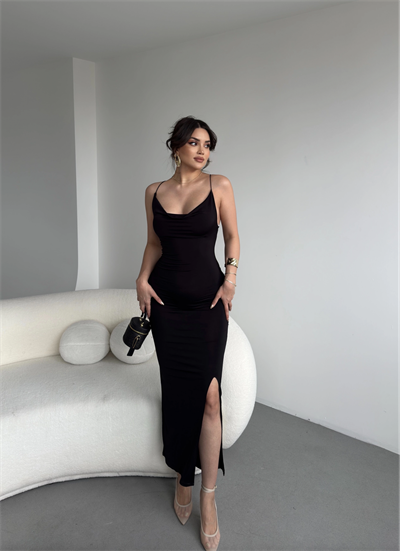 Sırt Çapraz Sandy Elbise