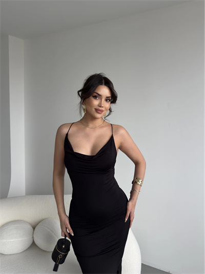 Sırt Çapraz Sandy Elbise