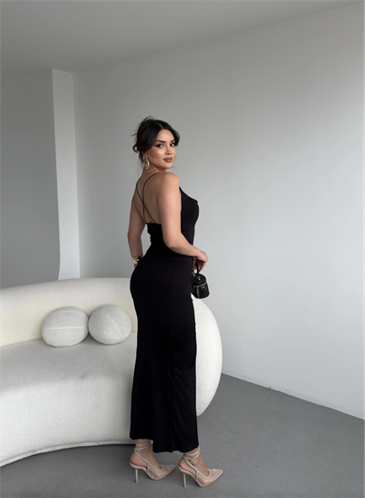 Sırt Çapraz Sandy Elbise