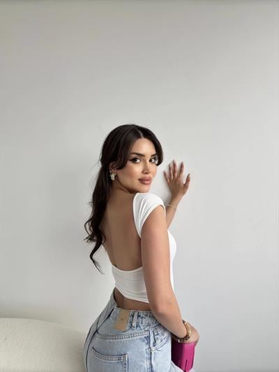 Sırt Dekolteli Monia Crop