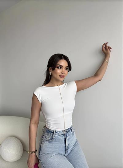 Sırt Dekolteli Monia Crop