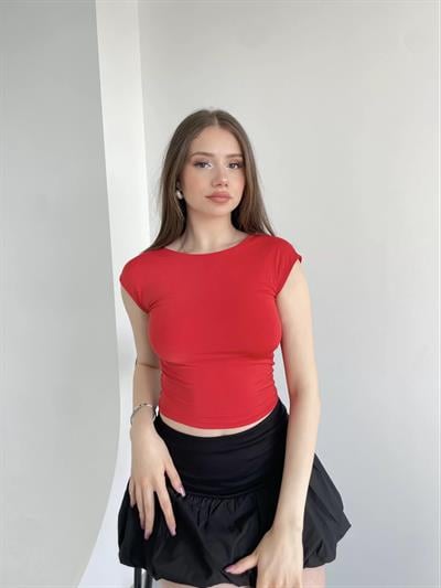 Sırt Dekolteli Monia Crop