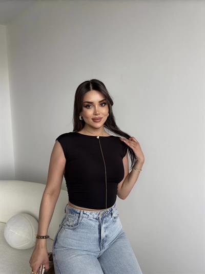 Sırt Dekolteli Monia Crop