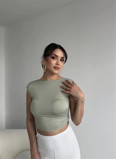 Sırt Dekolteli Monia Crop