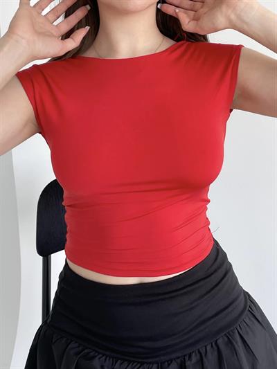 Sırt Dekolteli Monia Crop