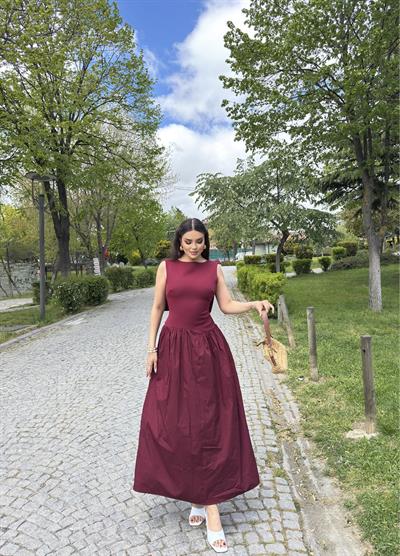 Sırt Detaylı Premium Elbise