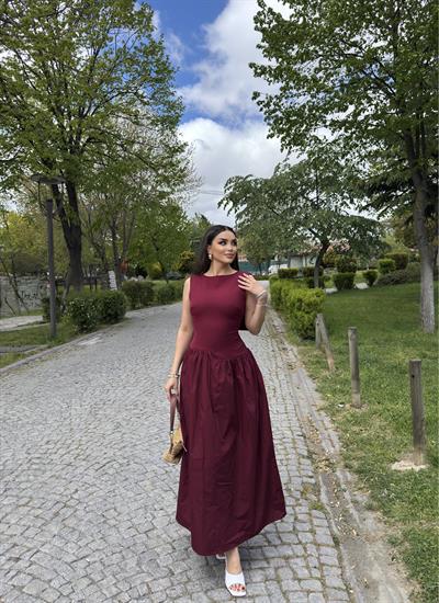 Sırt Detaylı Premium Elbise